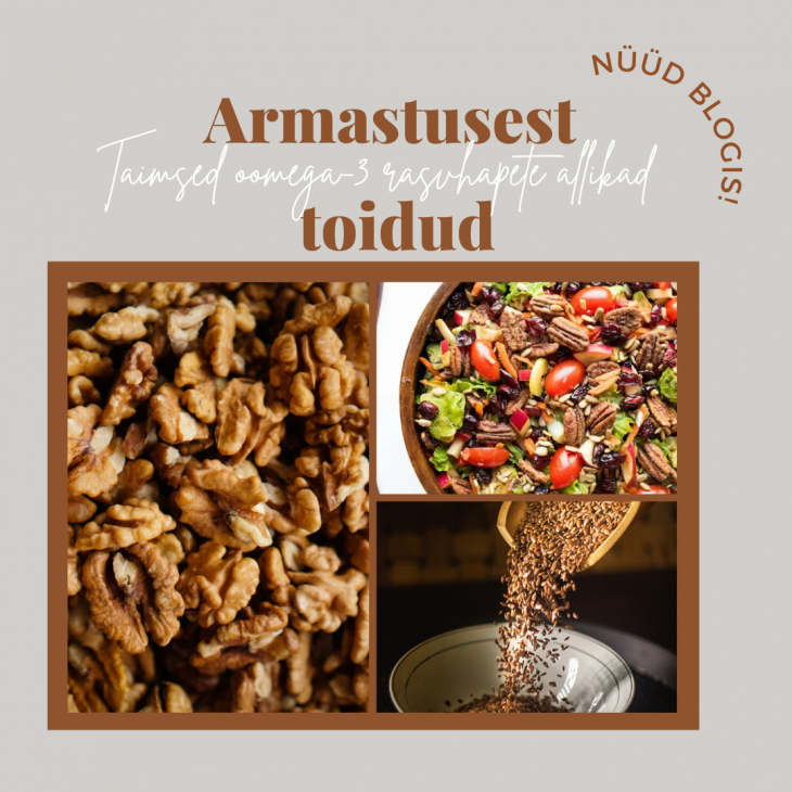 Taimsed oomega-3 rasvhapete allikad