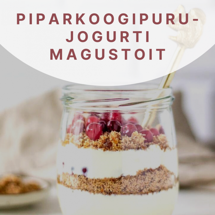 Piparkoogipuru-jogurti magustoit