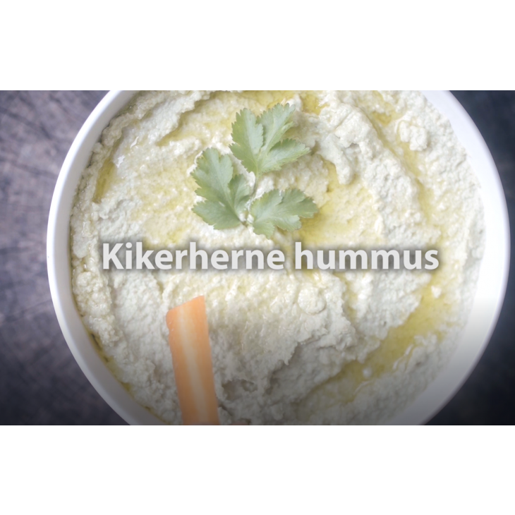Kikerhernestest hummus