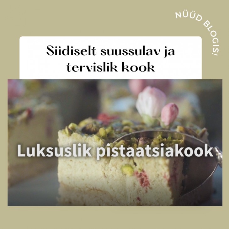 Luksuslik pistaatsiakook