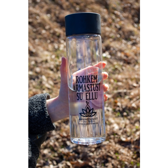Joogipudel Fox 900 ml, läbipaistev