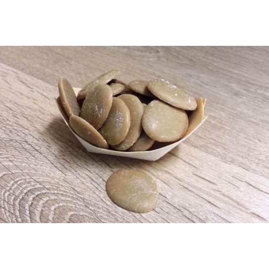 Šokolaadi nööbid  40% , valge šokolaad 250 g, mahe