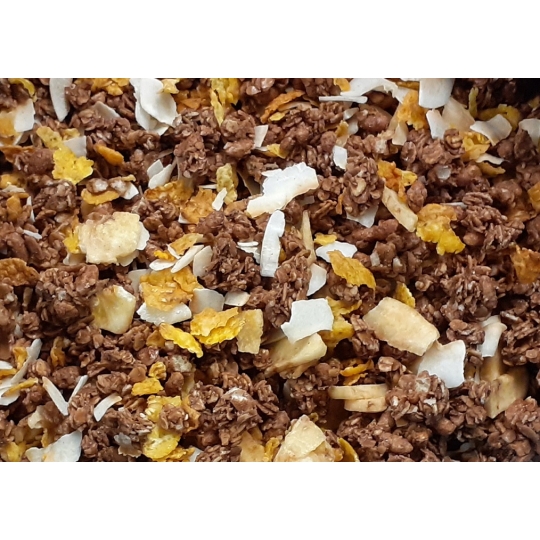 Šokolaadimüsli  riisiga 800 g, mahe