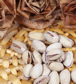 Röstitud pistaatsiapähklid soolaga 500g, mahe